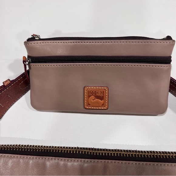 Bundle of Dooney & Bourke McKenzie Hobo with wallet. color: Taupe - Picture 4 of 17